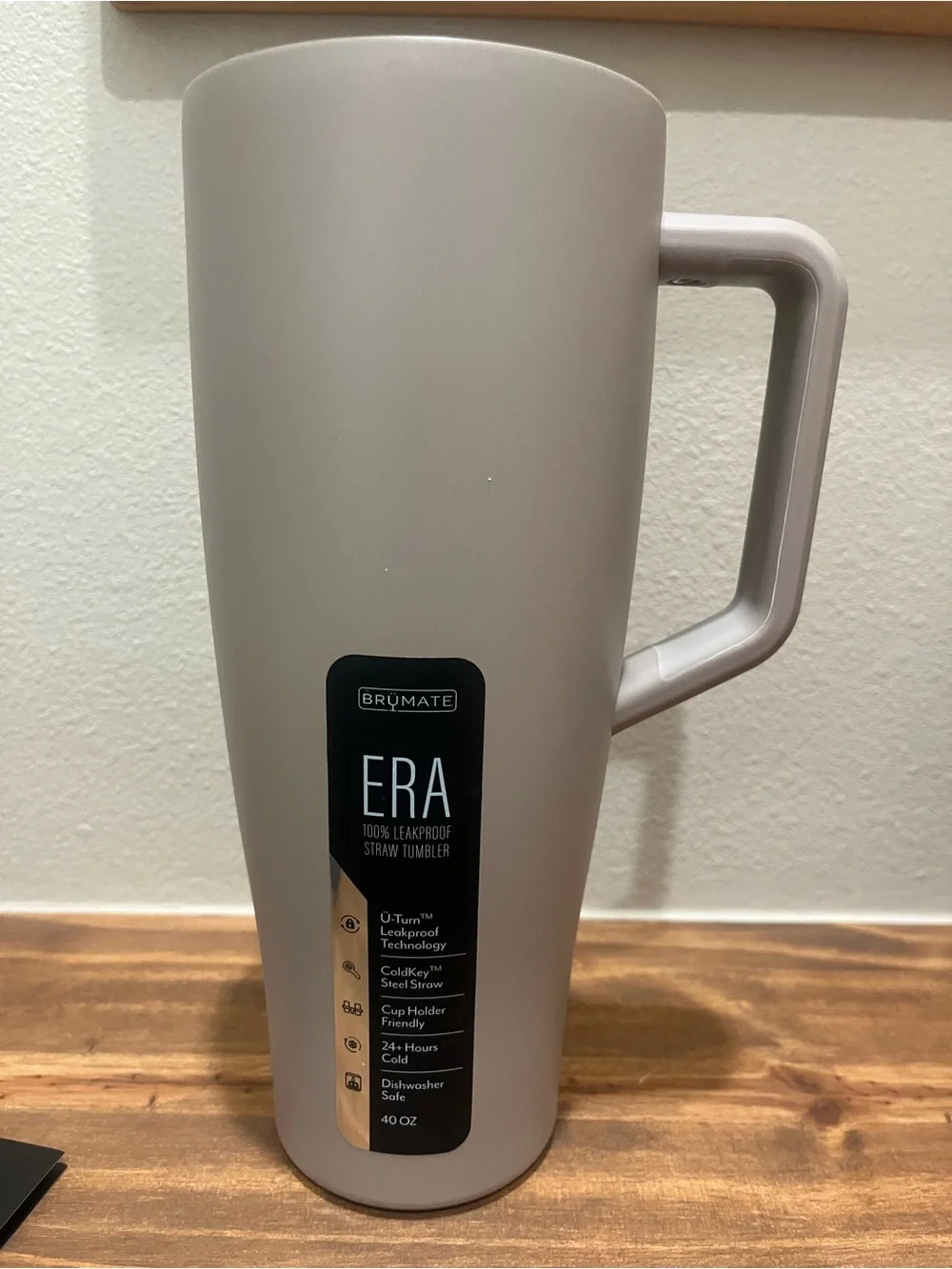 Brumate Era 40oz Leakproof Tumbler Insulated Stainless Steel MOCHA missing parts